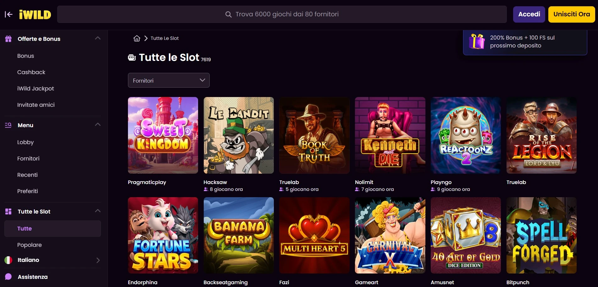 Dove spendere il bonus senza deposito nei casinò non AAMS