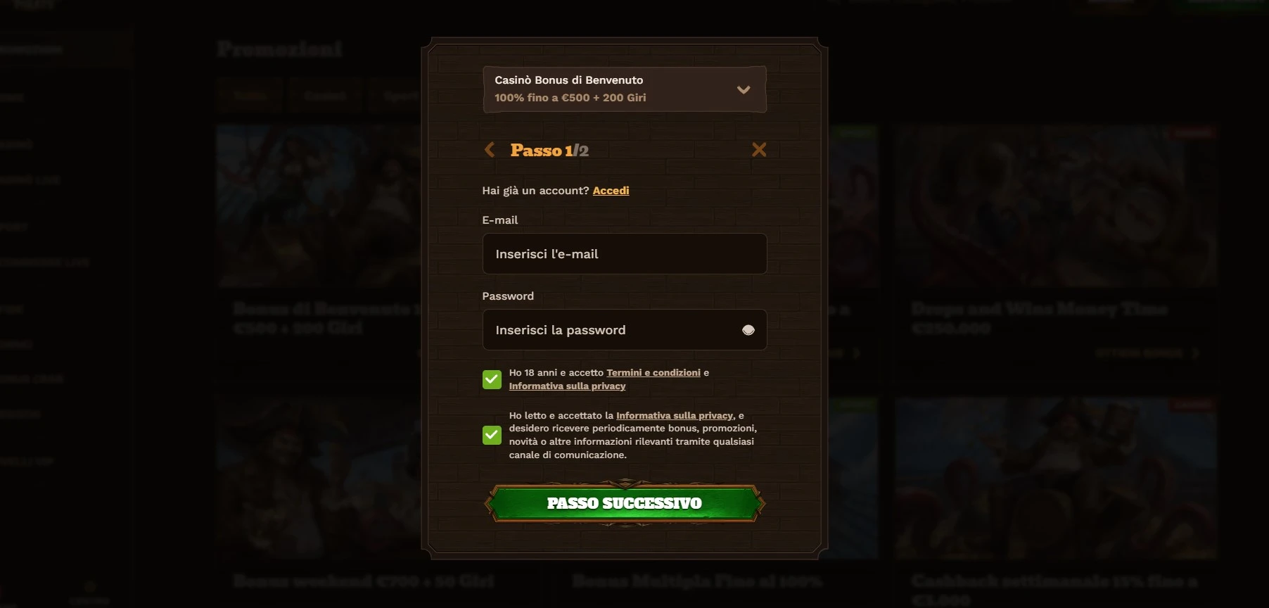 Come piazzare la tua prima scommessa nei migliori casinò non AAMS con prelievo immediato