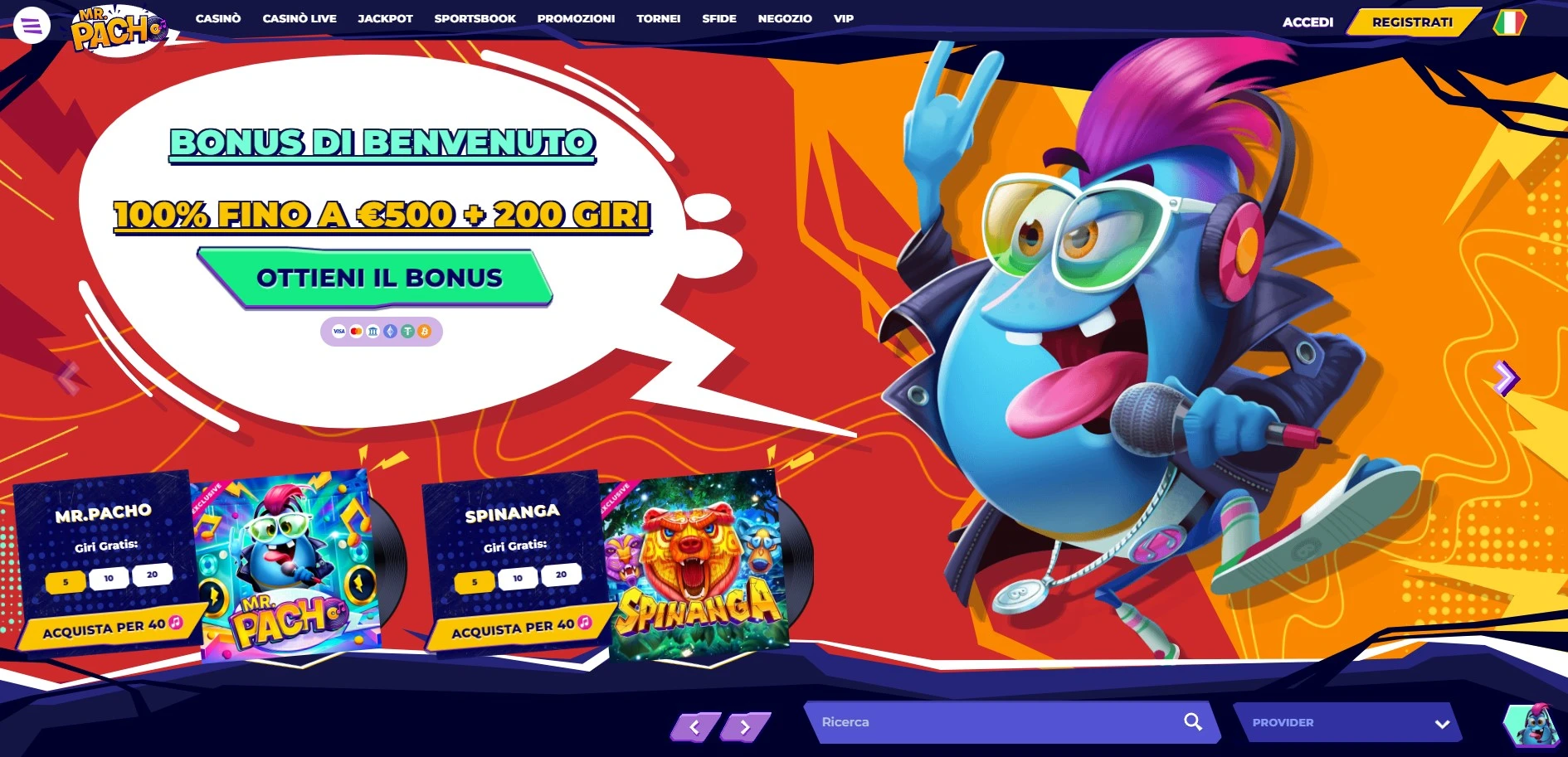 Mr. Pacho Casino non AAMS