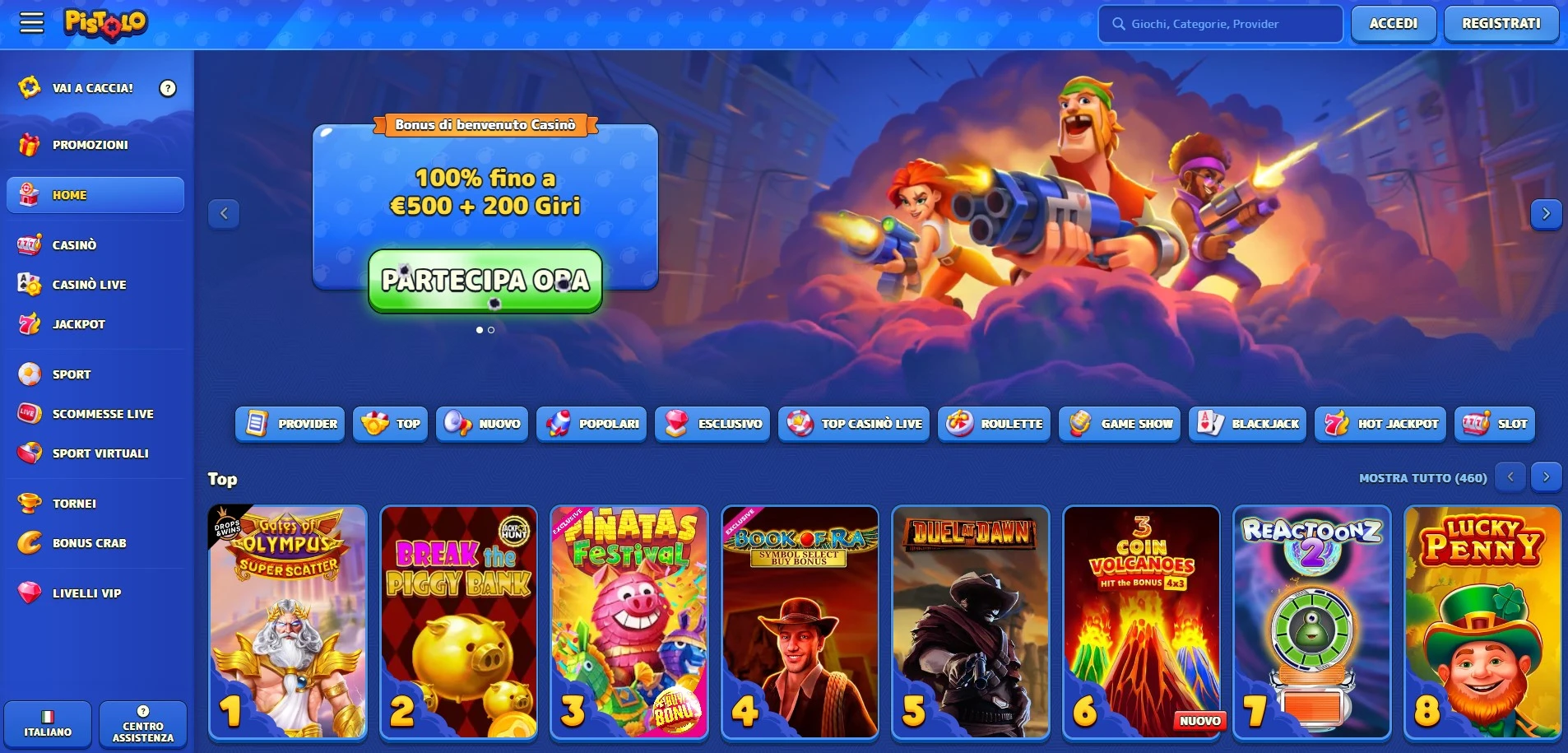 Pistolo Casino non AAMS